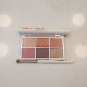 New Ulta Beauty Lot - Ultamate Lashes Mascara Jet Black, Brush, Eye Palette